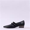 Hispanitas Ginebra 2 Strap Loafer - Black Leather